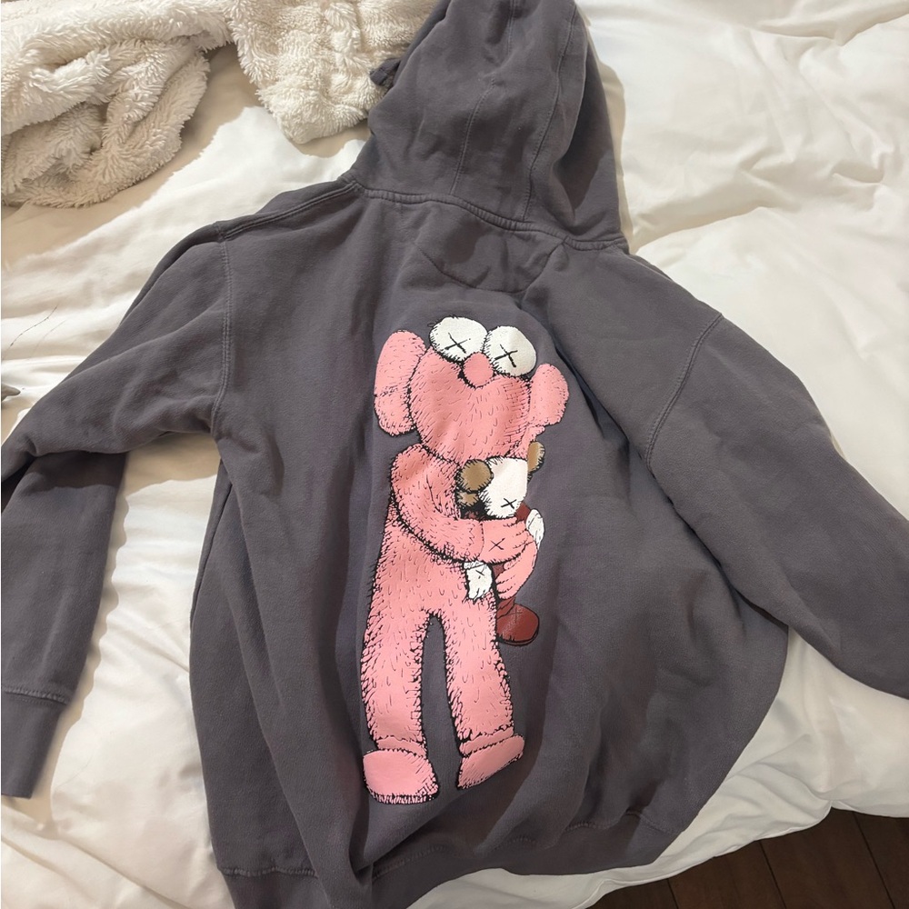 Grey KAWS x Cactus Plant Flea Market hoodie #KAWS